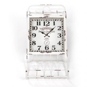 Orologio in ferro invecchiato con appendino