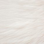 Tappeto in finto pelo bianco 60x90cm - immagine 3