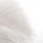 Tappeto in finto pelo bianco 60x90cm - immagine 2