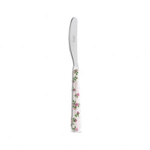 Spalmino in acciaio inox con roselline rosa – Neva