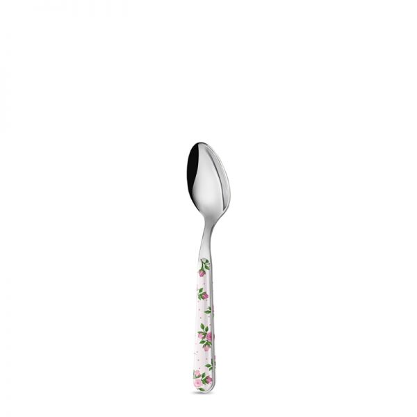 Posate in acciaio con roselline rosa - Neva - immagine 4
