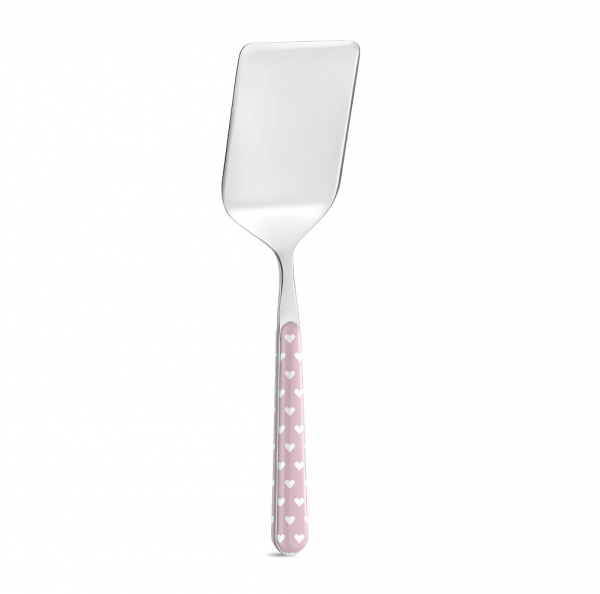 Pala lasagna in acciaio inox con cuoricini rosa – Neva