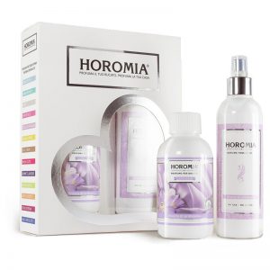 Set profumatore bucato + spray per tessuti essenza brezza di primavera – Horomia