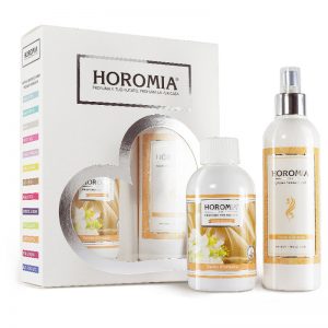 Set profumatore bucato + spray per tessuti essenza vento d'oriente – Horomia