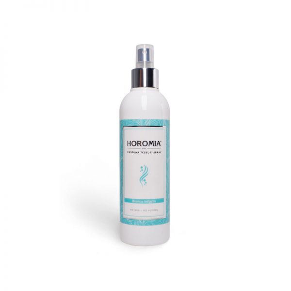 Profumo spray per tessuti essenza bianco infinito - Horomia