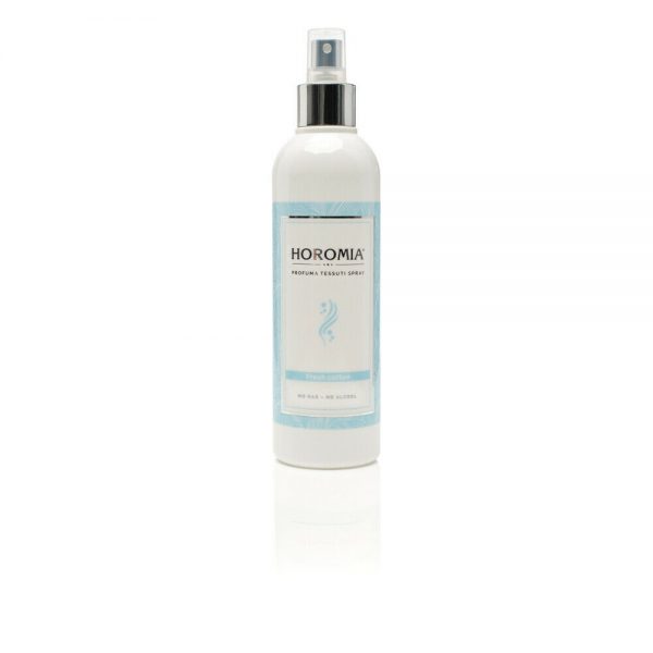 Profumo spray per tessuti essenza fresh cotton - Horomia