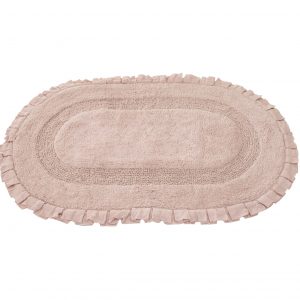Tappeto plissè rosa tea - Nuvole di Stoffa