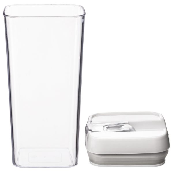 Barattolo in pvc con tappo ermetico 1,2 lt - immagine 4