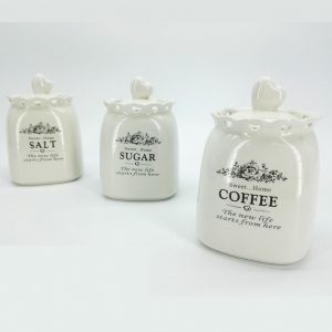 Barattolo sale/zucchero/caffè Sweet Home