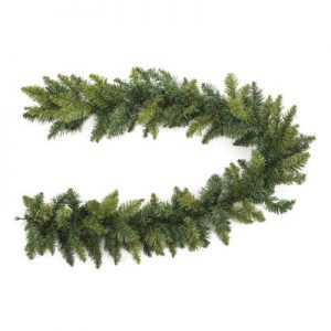Ghirlanda di abete verde fiorito L.180cm