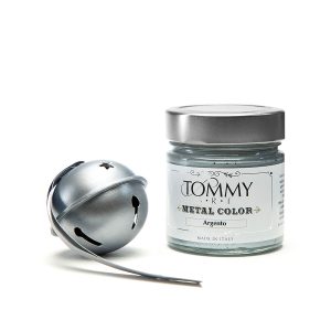 Vernice shabby metallica colore: argento 80ml