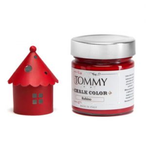 Vernice shabby chic a gesso colore: rubino 80ml