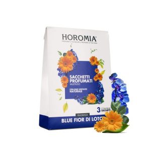 Set 3 sacchetti profumati multiuso blue fior di loto - Horomia