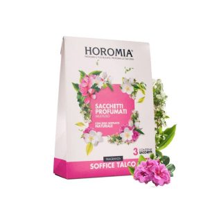 Set 3 sacchetti profumati multiuso soffice talco - Horomia