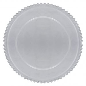 Piatto / Sottopiatto / Vassoio grigio 32,5cm