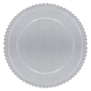 Piatto / Sottopiatto / Vassoio grigio 32,5cm