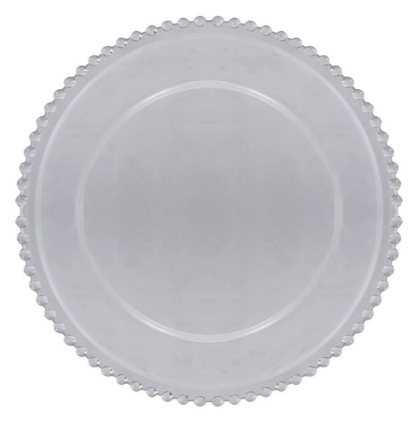 Piatto / Sottopiatto / Vassoio grigio 32,5cm