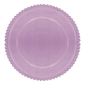 Piatto / Sottopiatto / Vassoio rosa 32,5cm