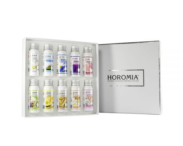 Box silver con 10 essenze - Horomia