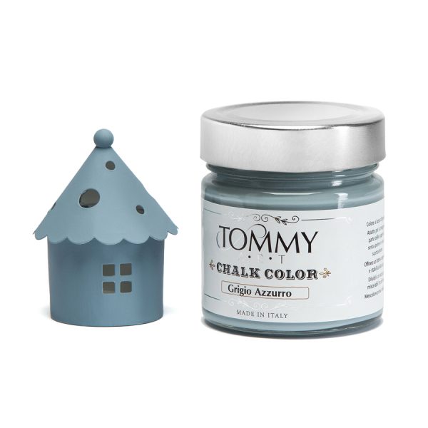 Vernice shabby chic a gesso colore: grigio azzurro 80ml
