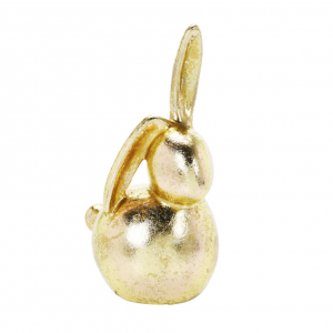 Coniglio oro con orecchio piegato