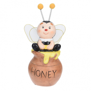 Ape su vasetto "Honey" in ceramica