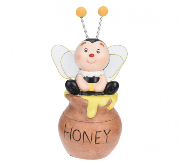Ape su vasetto "Honey" in ceramica