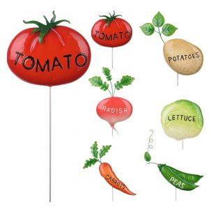 Pick metallo vegetali per orto