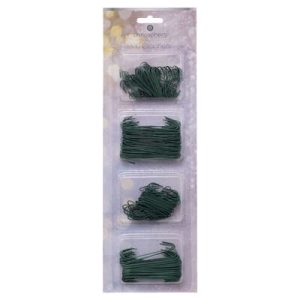 Ganci verdi per palle di Natale 300pz