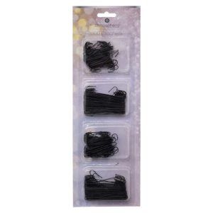 Ganci neri per palle di Natale 300pz