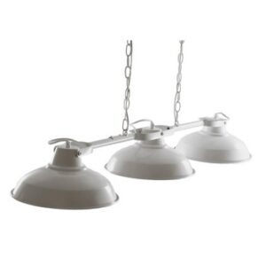 Lampadario 3 luci in ferro crema shabby