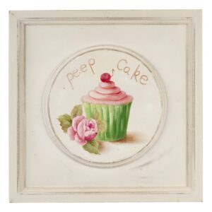 Quadro Peep Cake Cupcake - Nuvole di Stoffa
