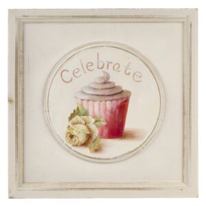 Quadro Celebrate Cupcake - Nuvole di Stoffa