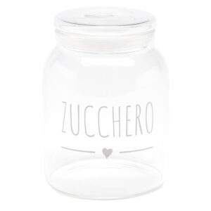 Barattolo ermetico "Zucchero" in vetro borosilicato – Nuvole di stoffa