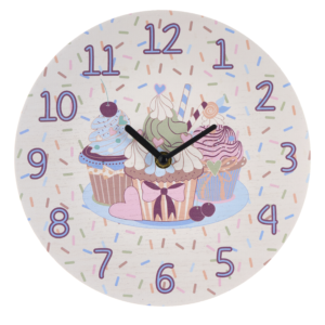 Orologio Cupcake beige - Nuvole di Stoffa
