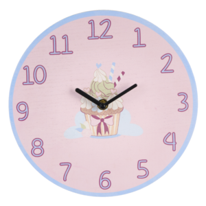 Orologio Cupcake rosa - Nuvole di Stoffa