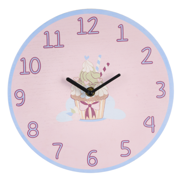Orologio Cupcake rosa - Nuvole di Stoffa