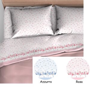 Completo letto matrimoniale/piazza e mezza Bliss con fiorellini