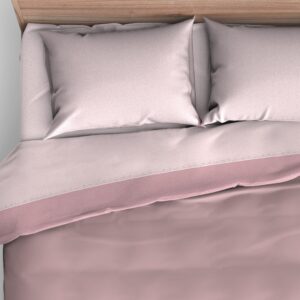 Completo letto matrimoniale/piazza e mezza Galet rosa