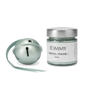 Vernice shabby metallica colore: menta 80ml