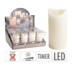 Candela LED con timer 15cm