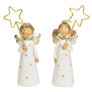 Angioletto con stella LED