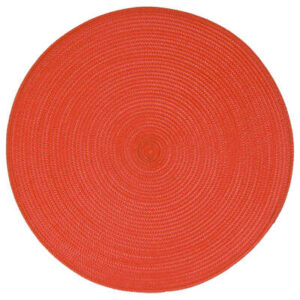 Tovaglietta americana rotonda rosso