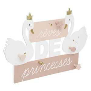 Appendiabiti Princesses con cigni
