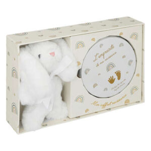 Kit impronta con coniglietto peluche