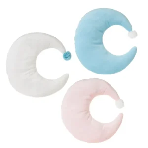 Cuscino luna con pompon