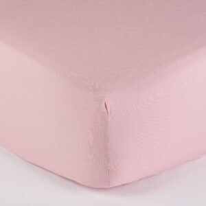 Lenzuolo con angoli rosa antico