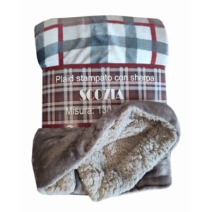 Plaid accoppiato scozzese grigio