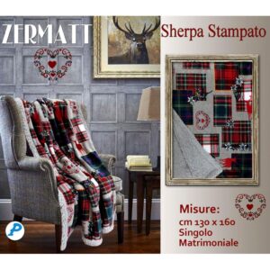 Plaid accoppiato Zermat