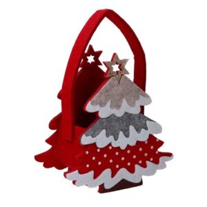 Borsetta in feltro Albero di Natale